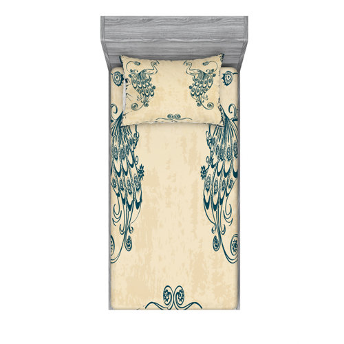 East Urban Home Peacock Sheet Set Wayfair